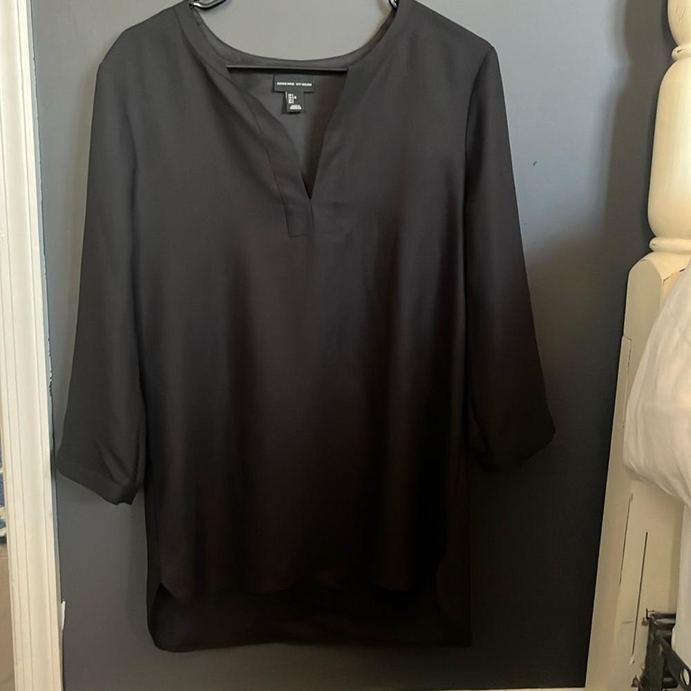Long Sleeve Tunic Blouse